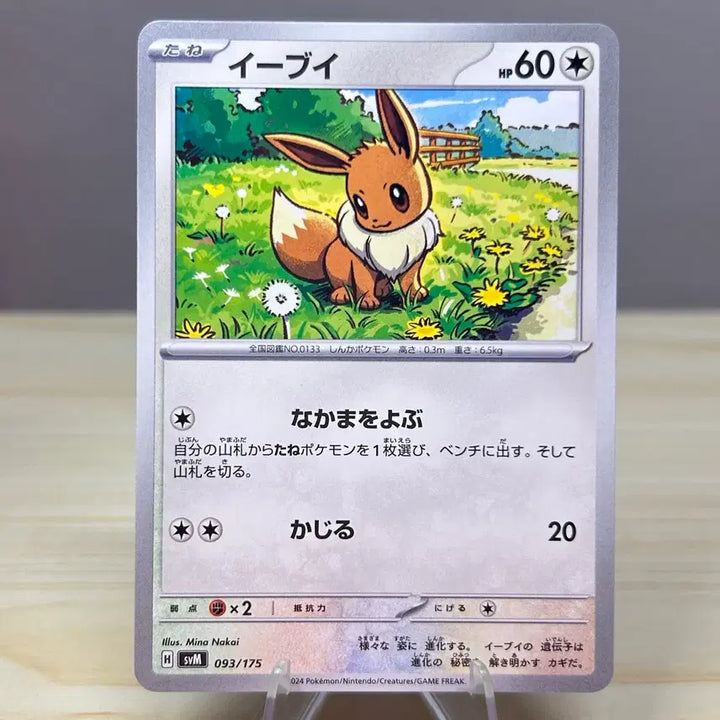 [BUNJANG] Pokemon Card Eevee svM 093/175 / [일판 포켓몬카드] 이브이 svM 093/175