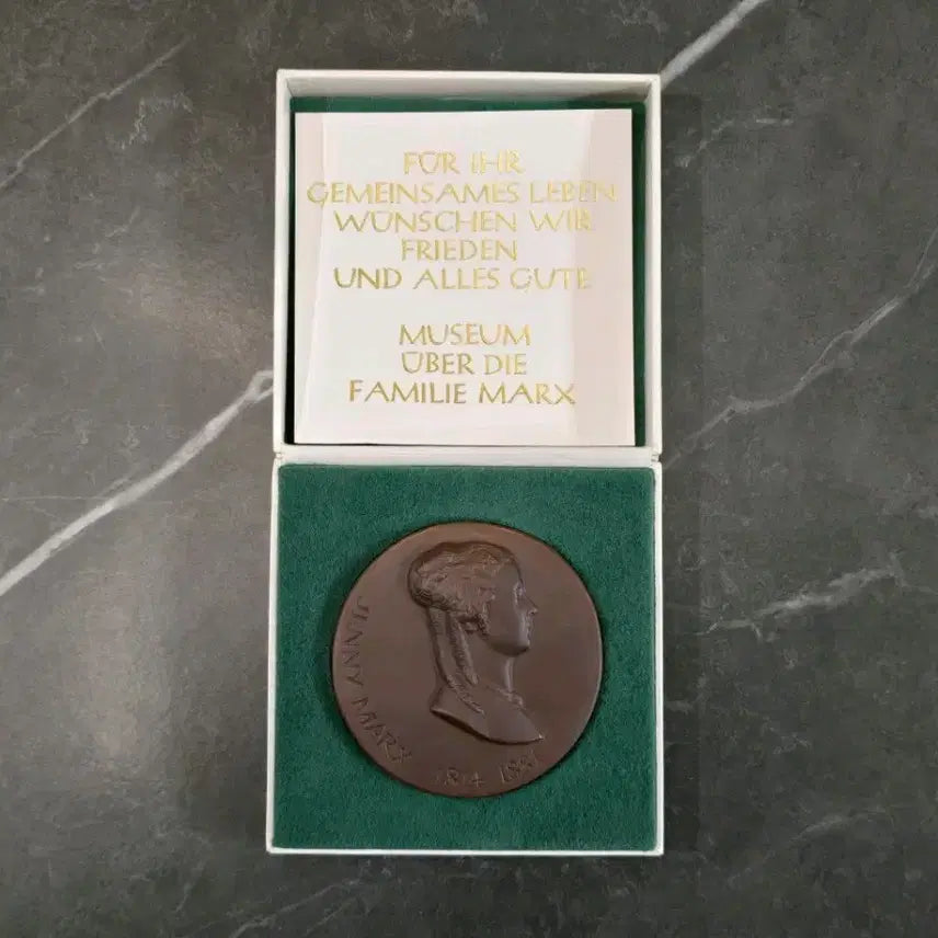 [BUNJANG] Jenny Marx (1814-1881) Commemorative Medal - German Historical Figure / 독일 제니 마르크스(Jenny Marx) 1814-1881 기념 메달