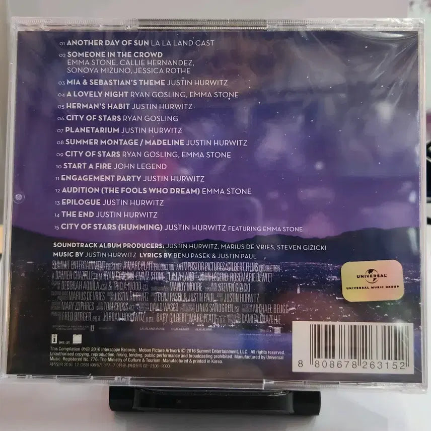 [BUNJANG] La La Land OST CD (Sealed) / (미개봉) 라라랜드 OST CD