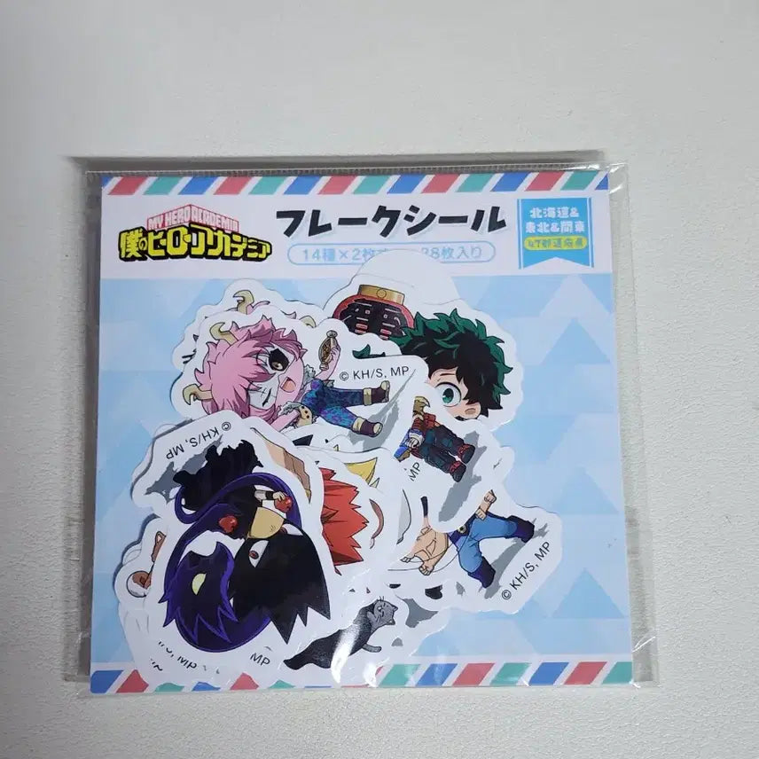 [BUNJANG] My Hero Academia Seal Sticker Set - Aizawa, Midoriya, Kirishima, Kaminari, Tokoyami, Aoyama / 히로아카 씰스티커 아이자와 미도리야 키리시마 카미나리 토코야미 아오야마