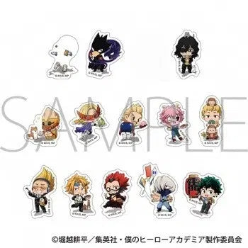 [BUNJANG] My Hero Academia Seal Sticker Set - Aizawa, Midoriya, Kirishima, Kaminari, Tokoyami, Aoyama / 히로아카 씰스티커 아이자와 미도리야 키리시마 카미나리 토코야미 아오야마
