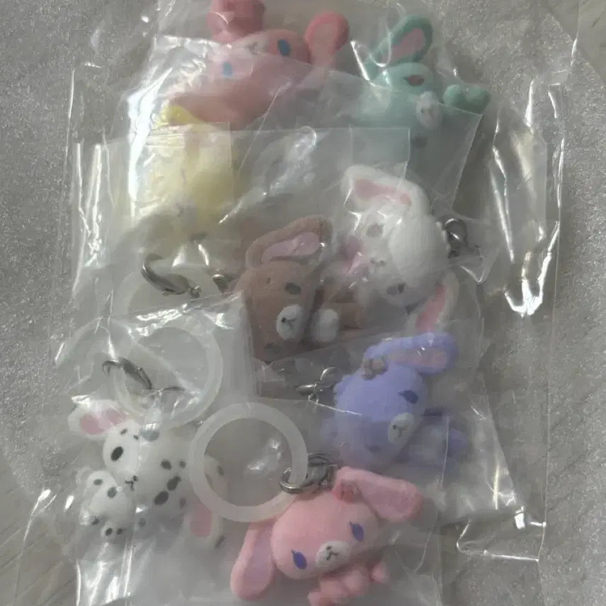 [BUNJANG] Sugary Bunnies Fuwafuwa Mejilushi 8-Piece Full Set / 슈가버니즈 후와후와 메지루시 8종 일괄 풀세트