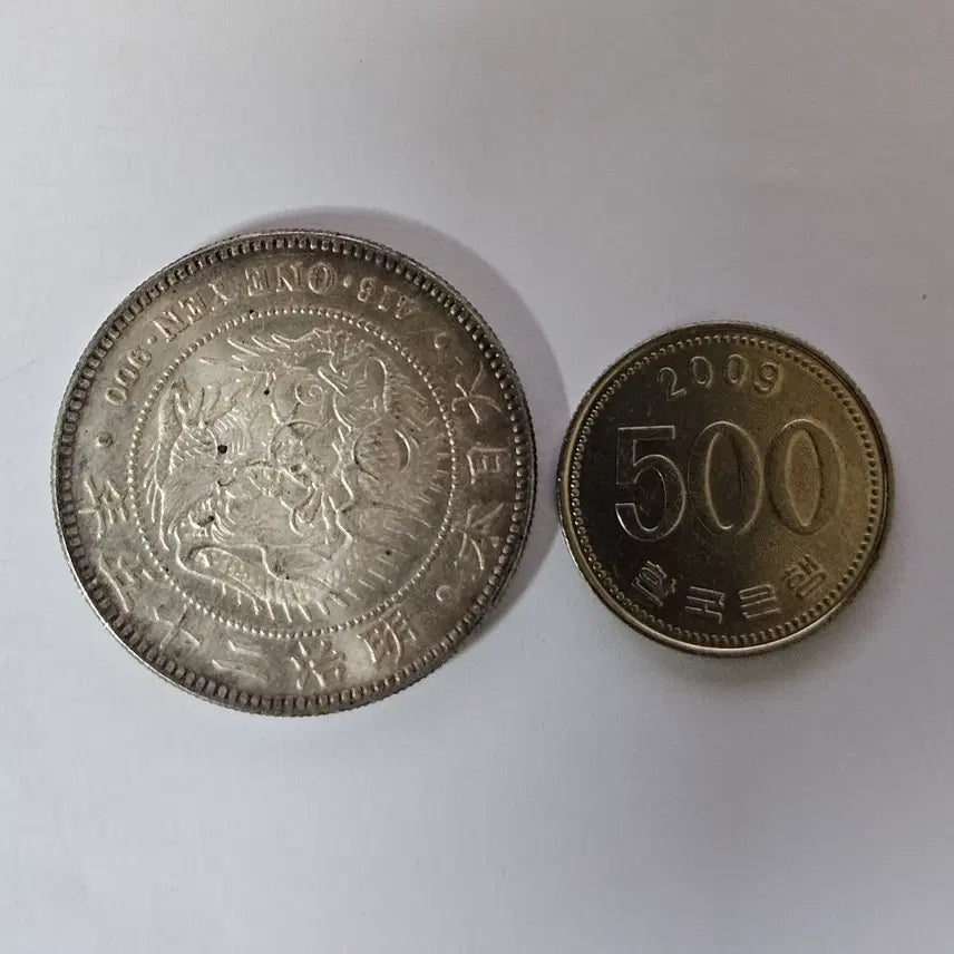 [BUNJANG] Japan 1 Yen Coin (Classic, Toned) / [초대형동전] 일본 고전 1원 토닝된  초대형 동전 D556