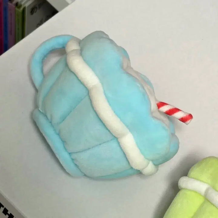[BUNJANG] 10cm Doll Clothes Dessert Tea Cup &amp; Straw Set (Couple/Pair Outfit) / 10cm 솜인형 옷 10깅 솜깅 옷장 디저트 티 컵+빨대 세트 커플 페어 착장 일괄 양도