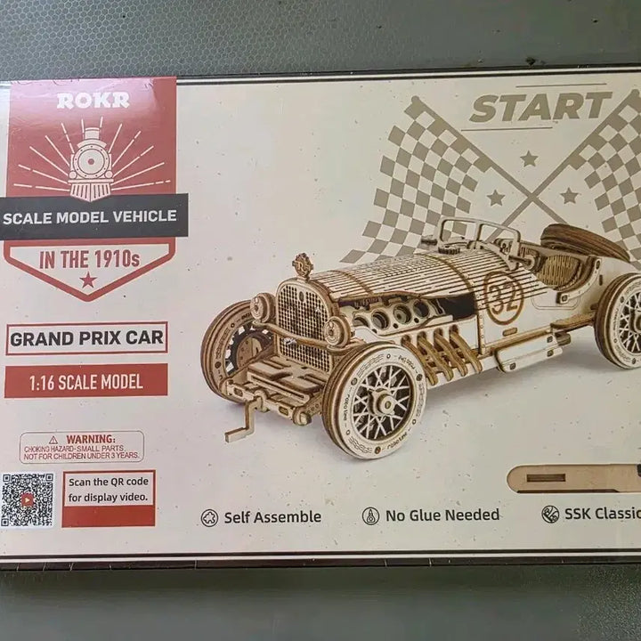 [BUNJANG] ROKR Grand Prix Car 1:16 Scale Assembly Kit / ROKR 그랜드  카 1:16 스케일 조립 키트