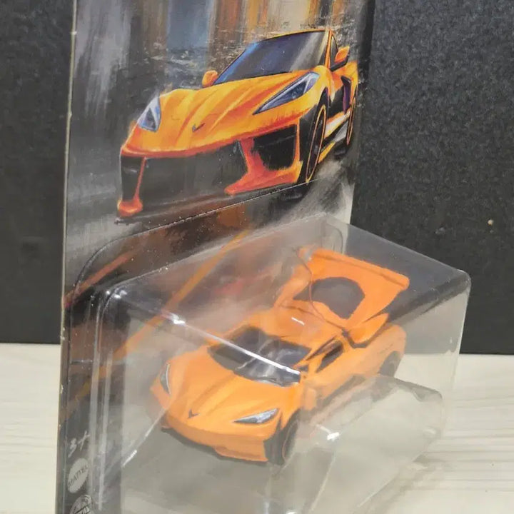 [BUNJANG] Matchbox 70th Anniversary 2020 Chevrolet Corvette C8 Matte Orange Diecast Model / 매치박스 70주년 2020 쉐보레 콜벳 C8  무광 주황색 다이캐스트