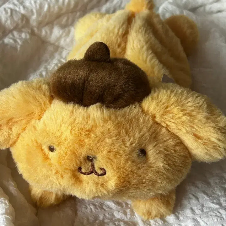 [BUNJANG] Pompompurin Fluffy Pencil Case / 폼폼푸린 부숭부숭한 필통 택포