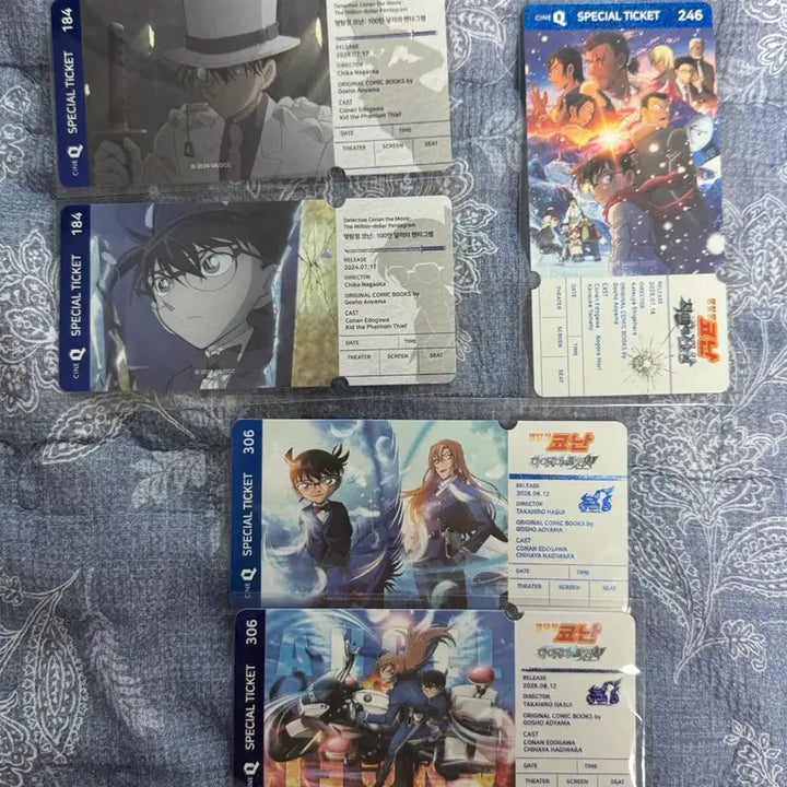 [BUNJANG] Detective Conan Merchandise (Special Tickets, Postcards, Posters) / 코난 굿즈 여러가지팝니다 (스페셜티켓 엽서 포스터)