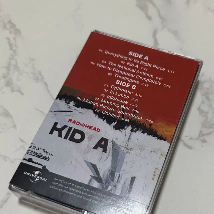 [BUNJANG] Radiohead Kid A Limited Edition Cassette Tape / 라디오헤드 Kid A 한정판 카세트 테이프