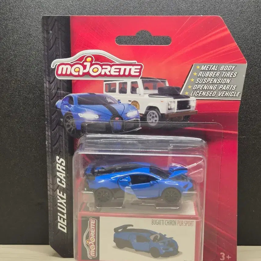 [BUNJANG] Majorette Bugatti Chiron Pur Sport Blue Diecast Model / 마조렛 부가티 시론 퓨어 스포츠 블루 다이캐스트