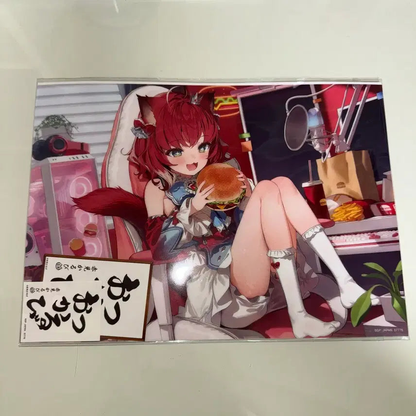 [BUNJANG] Akari Karubi Virtual YouTuber Illustration Board / 버튜버 아카미 카루비 일러스트 보드 굿즈