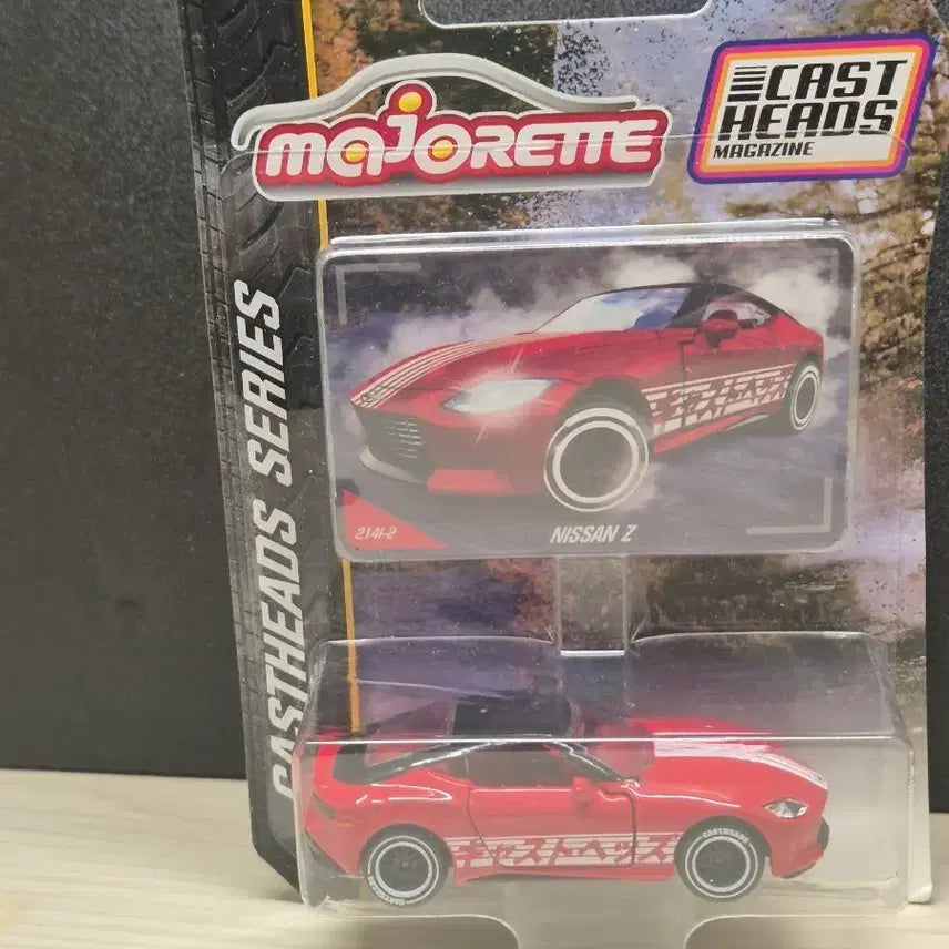 [BUNJANG] Majorette Nissan 400Z Series Red Die-cast Car / 마조렛 닛산 400Z 시리즈 빨간색 다이캐스트