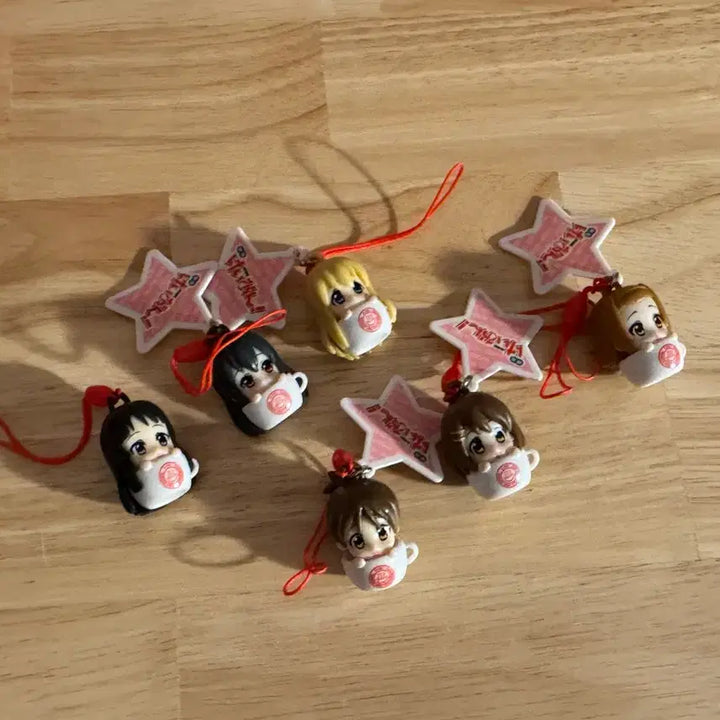 [BUNJANG] K-On! Mug Cup Figure Keychain Set / K-on! 케이온 머그컵 티컵 피규어 키링 세트 아즈사 미오