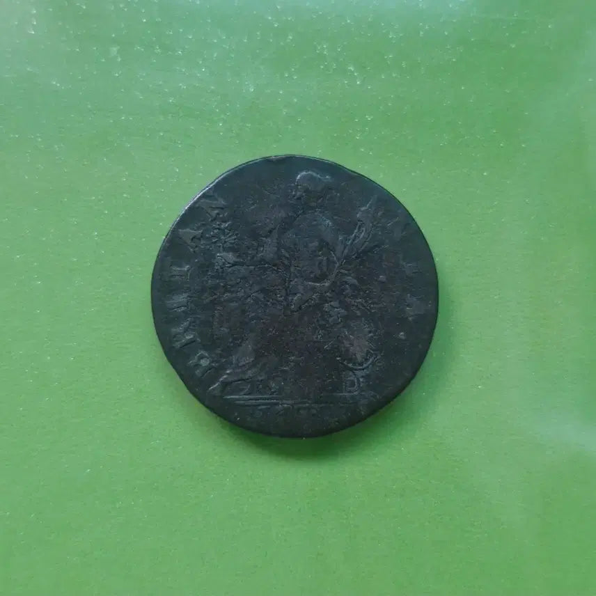 [BUNJANG] George III Halfpenny Coin (1775) / 1775 영국 조지3세 하프페니