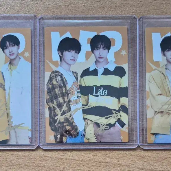 [BUNJANG] TERECA 2025 K-Pop Rookie Kickflip Team Signature Card 3-Card Lot / 2025 테레카 KPOP 루키 킥플립 팀 시그니처카드 3장랏 판매합니다.