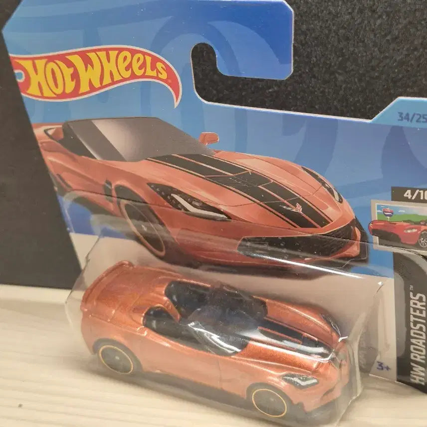 [BUNJANG] Hot Wheels C7 Roadster Rose Gold Diecast / 핫휠 콜벳 C7 로드스터 로즈골드색 다이캐스트