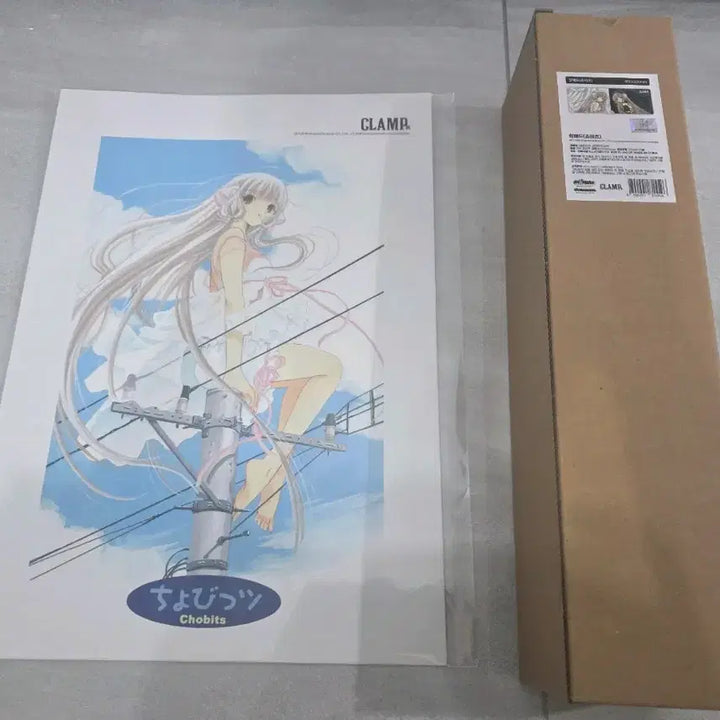 [BUNJANG] CLAMP Chobits Desk Mat + Poster Set / 클램프전 쵸비츠 장패드+포스터 세트