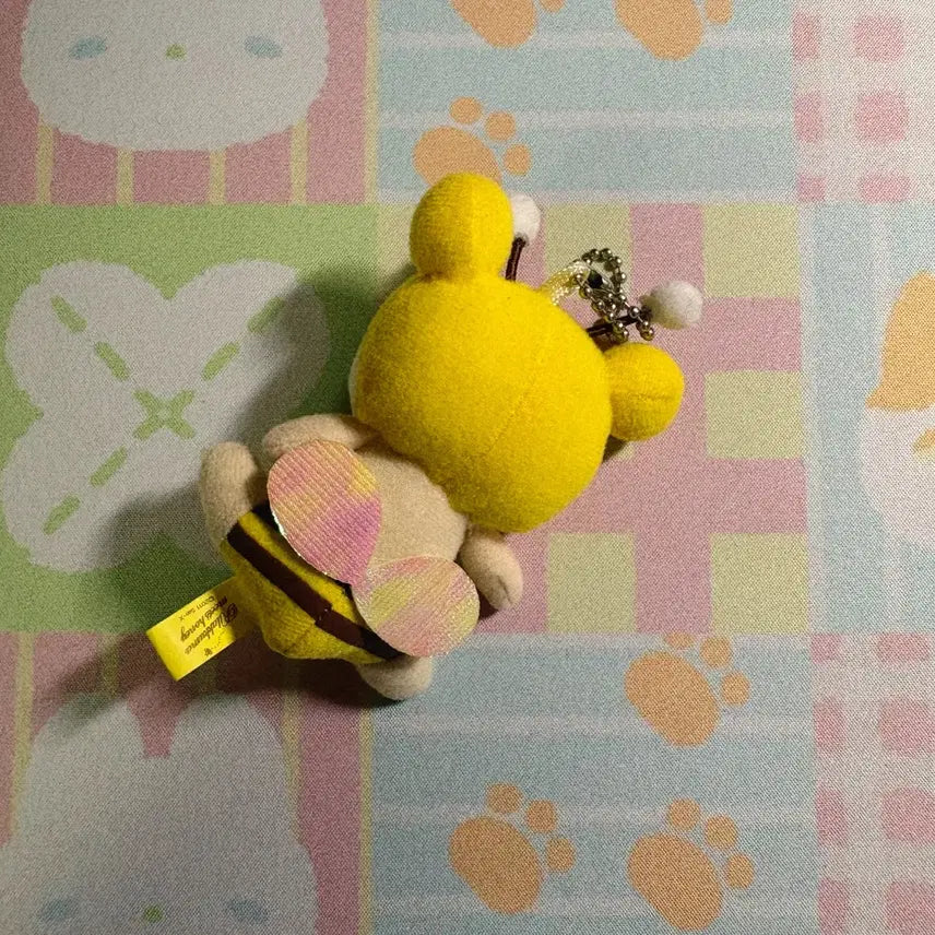 [BUNJANG] Classic Honeybee Korilakkuma Plush Keychain / 고전 꿀벌 코리락쿠마 인형키링