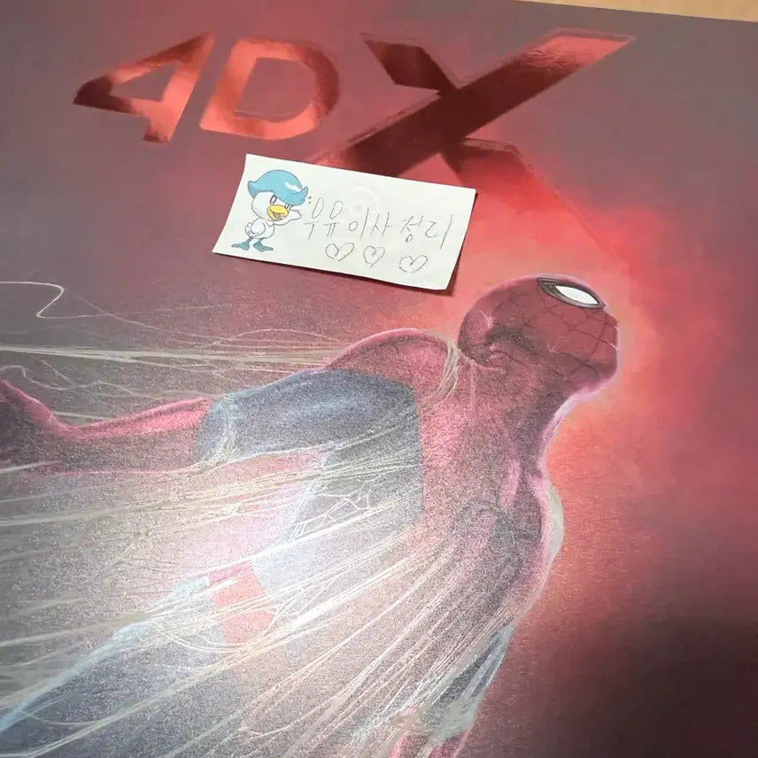 [BUNJANG] Spider-Man A3 Exclusive Boxed Poster (4DX Special Finish) / A3 전용박스 스파이더맨 특전 대만 영화관 수량 한정 브랜드 뉴 데이 포스터 4DX 후가공