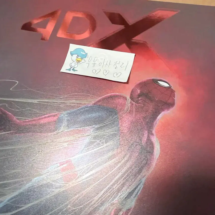 [BUNJANG] Spider-Man A3 Exclusive Boxed Poster (4DX Special Finish) / A3 전용박스 스파이더맨 특전 대만 영화관 수량 한정 브랜드 뉴 데이 포스터 4DX 후가공