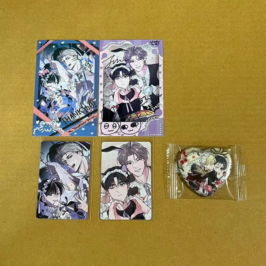 [BUNJANG] Le Bom Salon de Bomb "Shin-Gyeol" Bamboo Photopack + "Nang-Muk" Can Badge Bundle Set / 레봄 살롱드르봉 신결 밤부 포토팩 + 낭묵캔뱃지