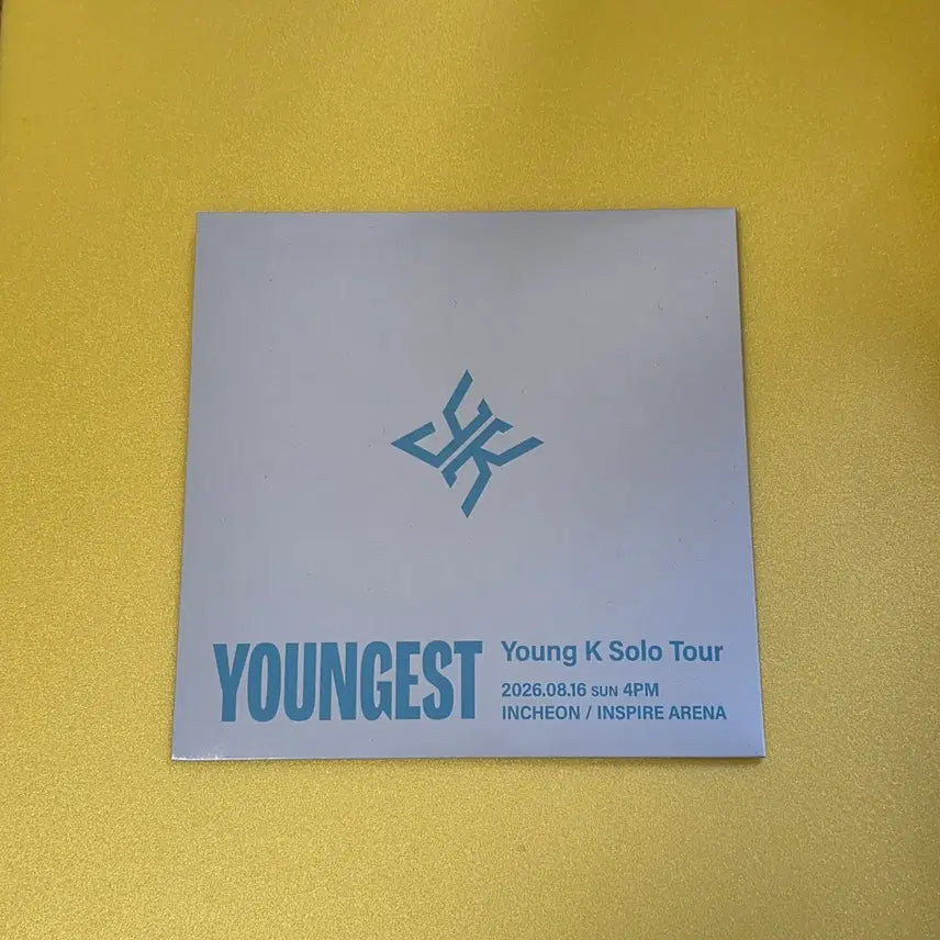 [BUNJANG] Young K Solo Concert "Youngest" Final Concert Entrance Gift &amp; Film Postcard Bundle Set / [입장기프트&amp;필름 일괄] 영케이 솔로콘서트 솔콘 영기스트 막콘 입장기프트 필름 엽서 양도