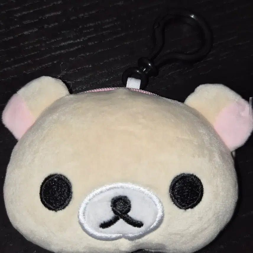 [BUNJANG] Rilakkuma Korilakkuma Face Pouch Keychain / 코리락쿠마 키링