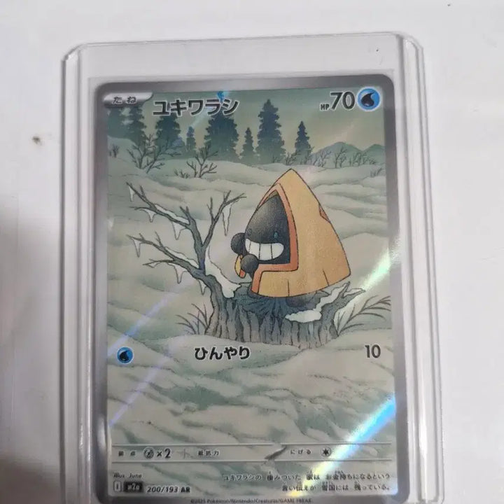 [BUNJANG] BTS V Snow Bear AR Photocard (Japan Edition) / 일판 눈꼬마 AR