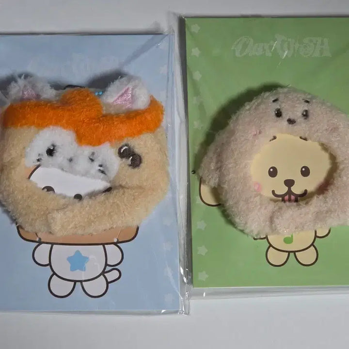 [BUNJANG] Wish Hat Keychain Bubble Cat + Dengt Bundle Set Sealed / 위시 모자키링 버블냥+댕트 일괄 미개봉 원가양도