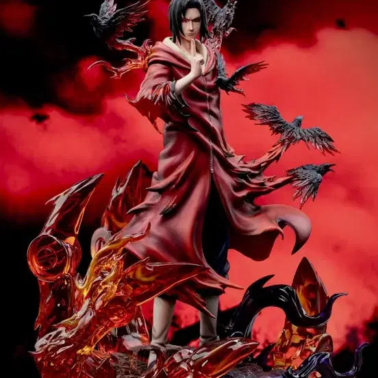 [BUNJANG] Naruto Uchiha Itachi LED Resin Figure (Recast) / LED 나루토 우치하 이타치 레진 피규어 (복각)
