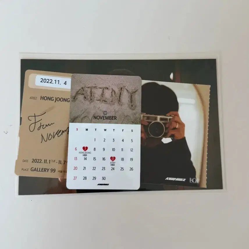 [BUNJANG] ATEEZ Hongjoong Exhibition POB / 에이티즈 홍중 전시회 특전