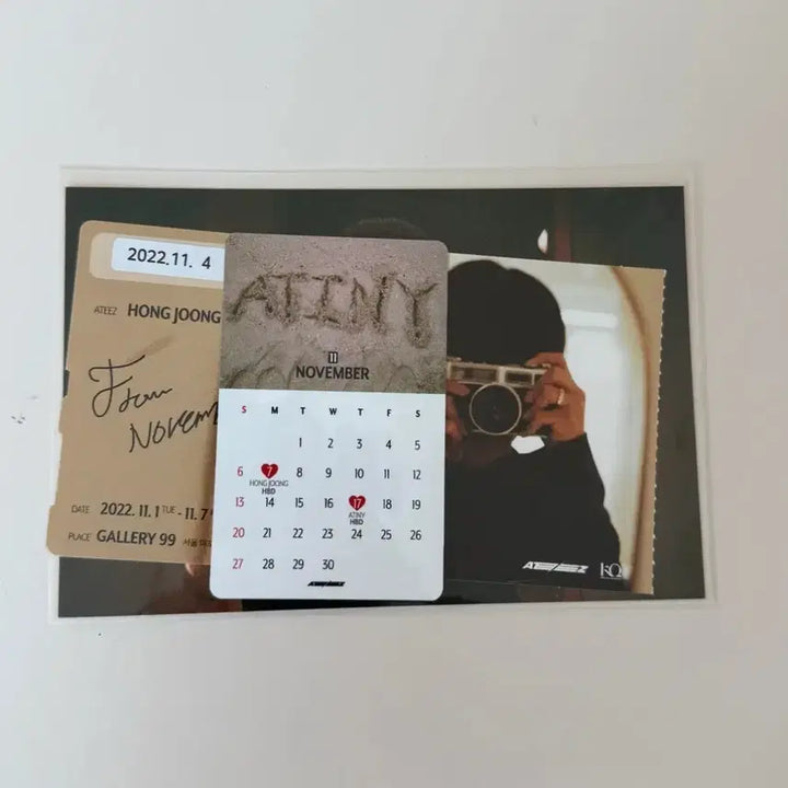 [BUNJANG] ATEEZ Hongjoong Exhibition POB / Ateez hongjoong 에이티즈 홍중 전시회 특전