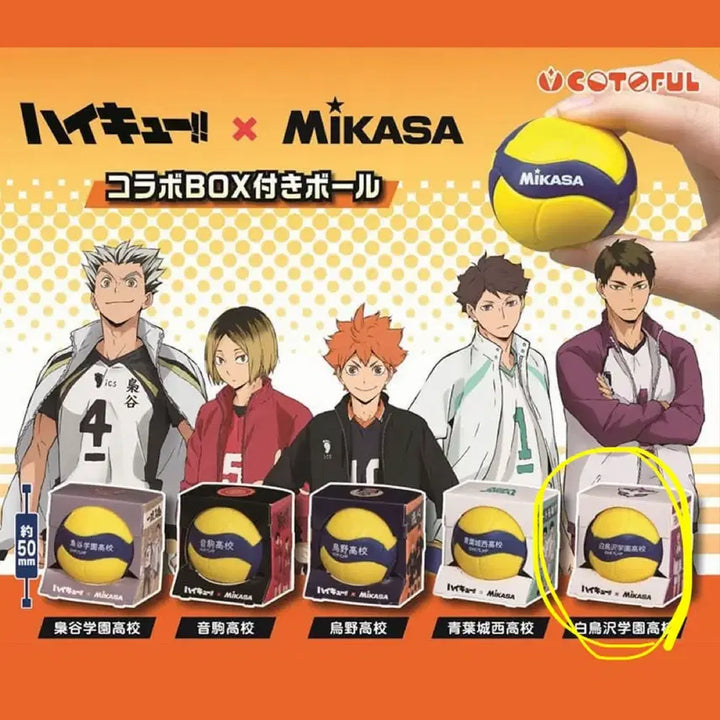 [BUNJANG] Haikyuu!! Mikasa Volleyball Gacha (Shiratorizawa) / 하이큐 미카사 배구공 가챠 (시라토리자와)