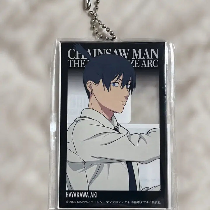 [BUNJANG] Chainsaw Man Tokyo Baseyard Limited Pop-Up Acrylic Card Keyring Aki / 체인소맨 도쿄 베이스야드 한정팝업 아크릴 카드키링 아키