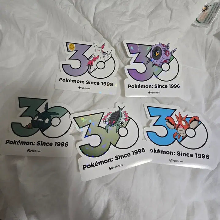 [BUNJANG] Pokemon Logo Stickers Bundle Set / 포켓몬 로고스티커 일괄