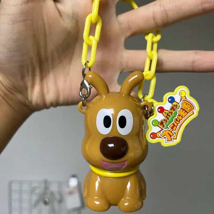 [BUNJANG] Anpanman Cheese Mini Popcorn Bucket Strap Charm / 치즈 호빵맨 앙팡맨 키링 스트랩 미니팝콘통