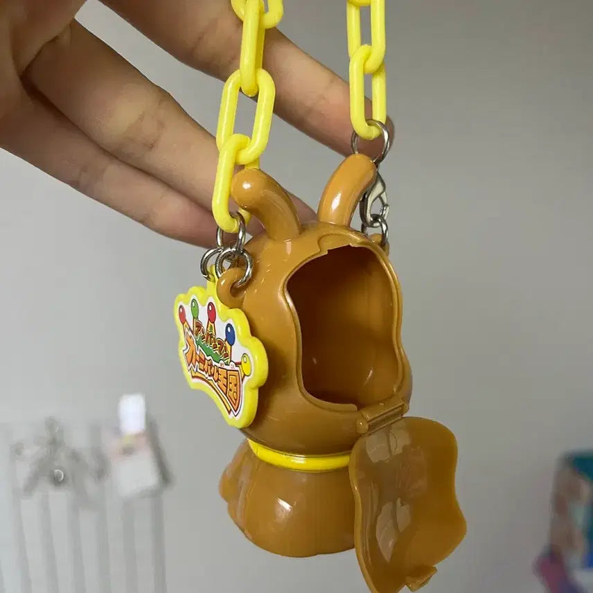 [BUNJANG] Anpanman Cheese Mini Popcorn Bucket Strap Charm / 치즈 호빵맨 앙팡맨 키링 스트랩 미니팝콘통