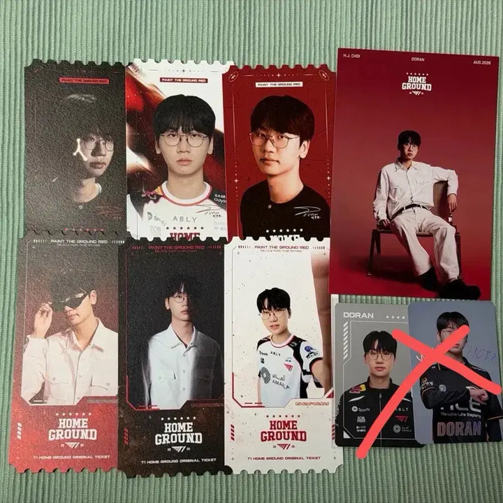 [BUNJANG] TREASURE Doyoung Homeg Postcard + Photocard Bundle Set / T1 도란 홈그 티켓 엽서 일괄 판매