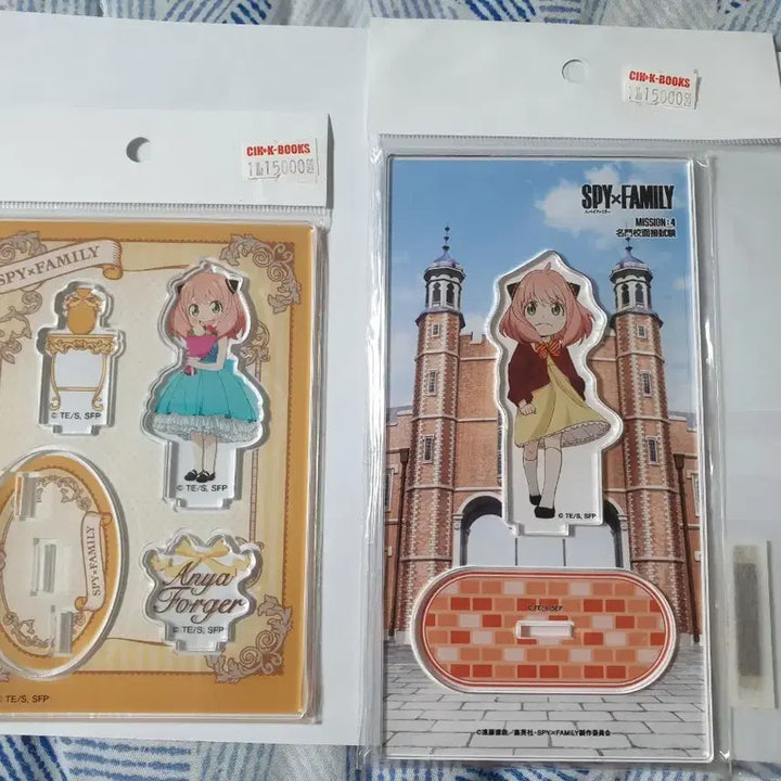 [BUNJANG] Spy x Family Anya Acrylic Stand Set / 스파이패밀리) 아냐 아크릴 스탠드 2개 판매