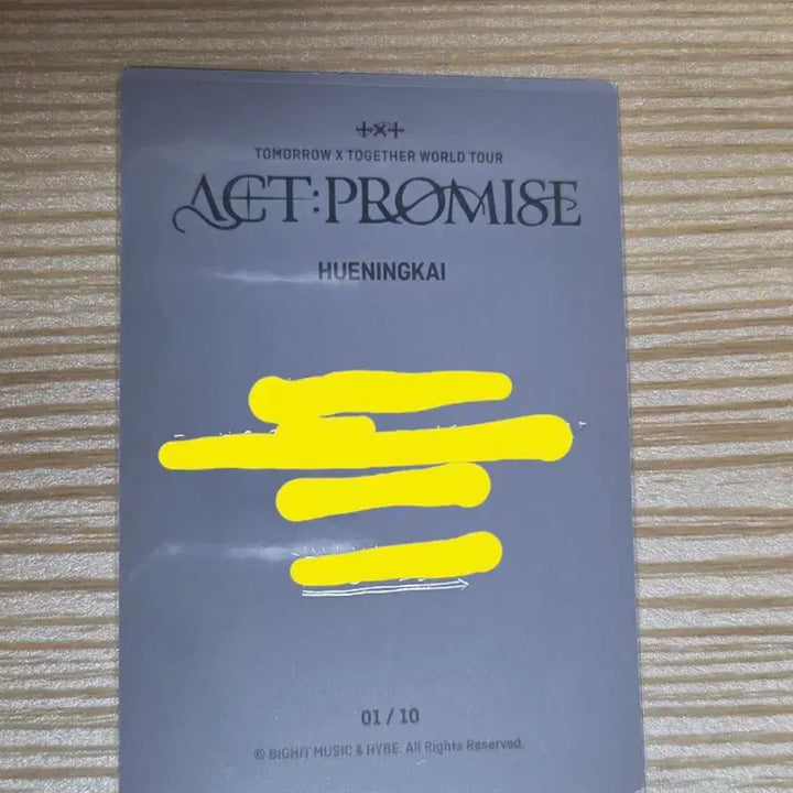 [BUNJANG] TXT Promise Concert MD Mini Photocard / 투바투 프로미스콘 MD 미니포카 판매