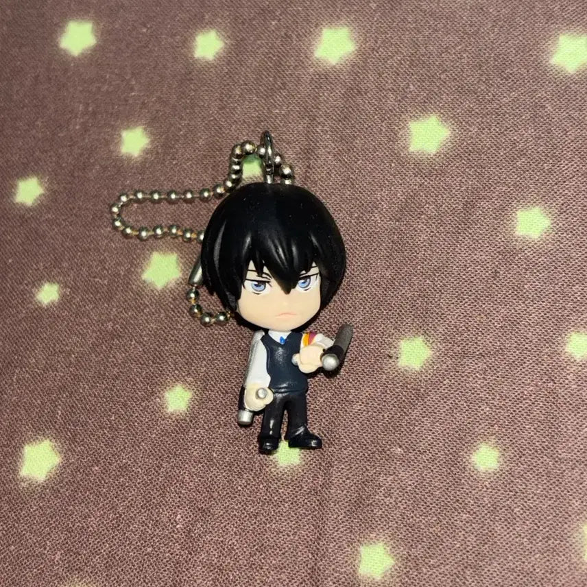 [BUNJANG] Katekyo Hitman Reborn Hibari Classic Mascot Keychain / 가정교사 히트맨 리본 히바리 고전 가챠 마스코트 키링