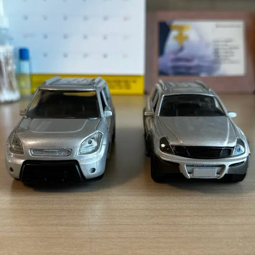 [BUNJANG] Chang Myung Rexton &amp; Soul Diecast Model Bundle Set / <일괄가격> 국산미니카 창명 렉스턴 , 쏘울 다이캐스트