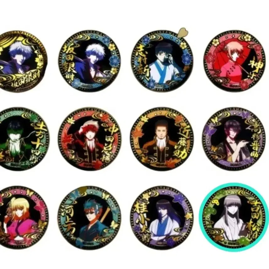 [BUNJANG] Gintama Yoshida Shoyo Chinese Gold Foil Can Badge / (택포) 은혼 중국 금박 금장 EAKI 캔뱃지 요시다 쇼요