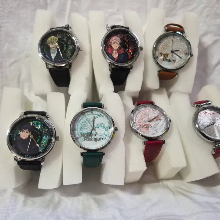 [BUNJANG] Jujutsu Kaisen Wristwatch Set (7 Types) / 주술회전 손목시계 7종 일괄