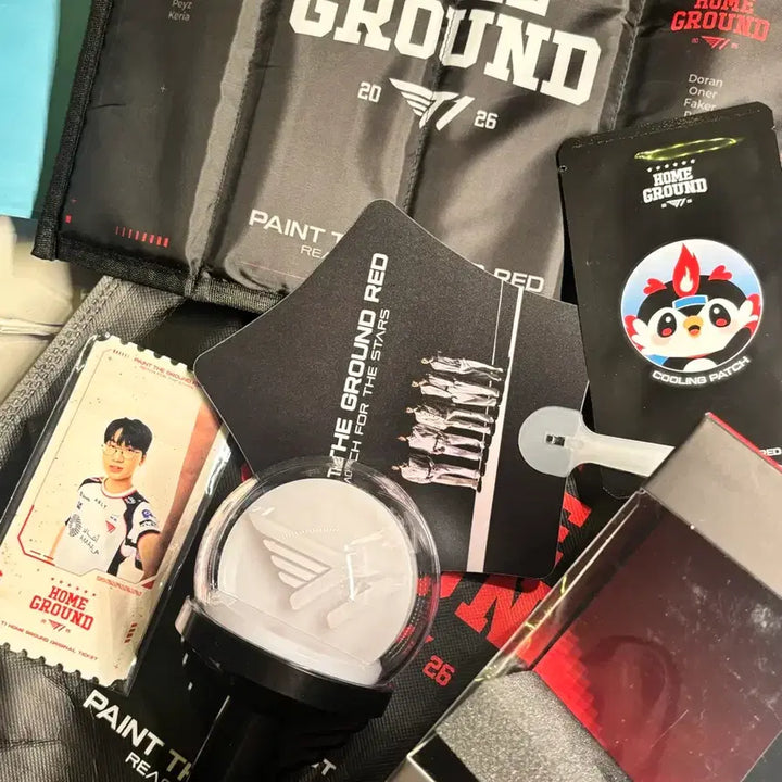 [BUNJANG] T1 Homeground Cheer Stick Special Set / 티원 T1 홈그라운드 응원봉 특전 풀세트