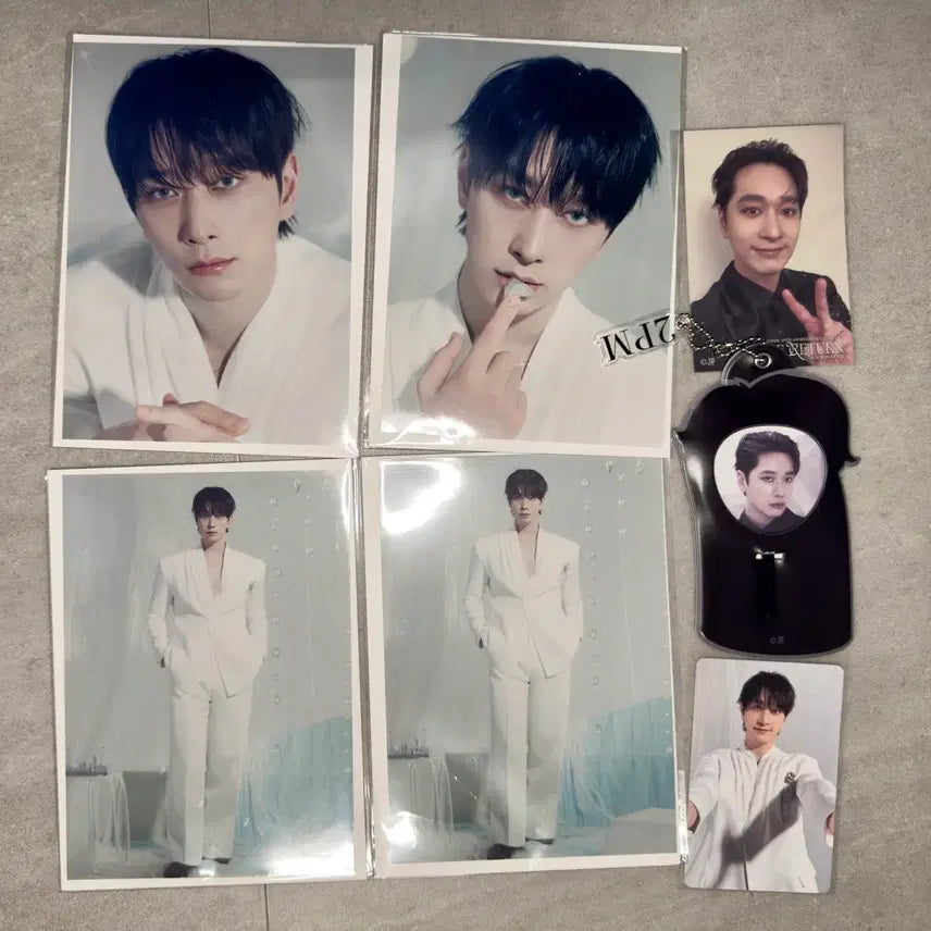 [BUNJANG] 2PM The Return Chansung Mini Uchiwa Random Photo Set / 2PM THE RETURN 황찬성 미니우치와 랜포