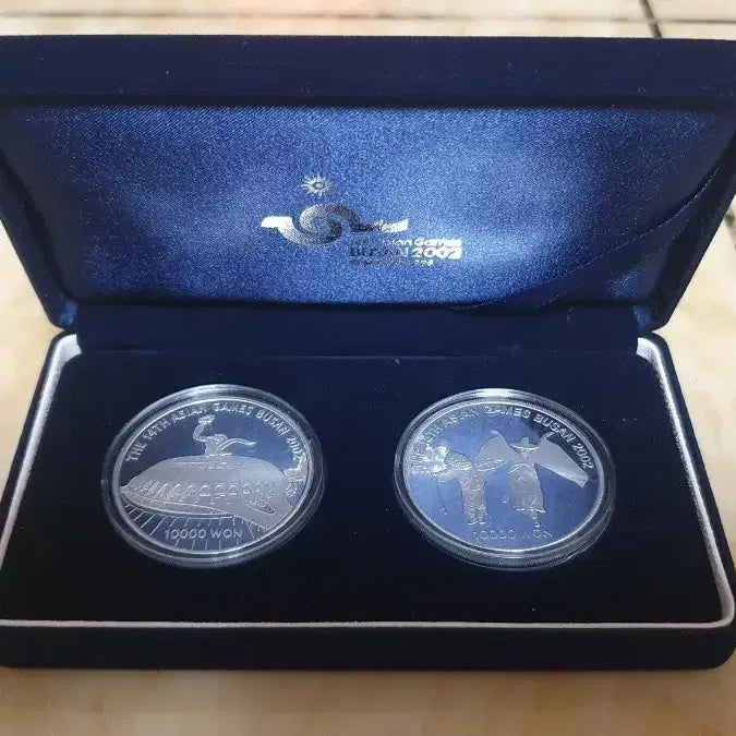 [BUNJANG] 2002 Busan Asian Games Commemorative Coin Set (Silver) / [한정할인] 2002년 부산 아시아경기대회 기념 주화 세트(부산 아시안게임 기념 은화)