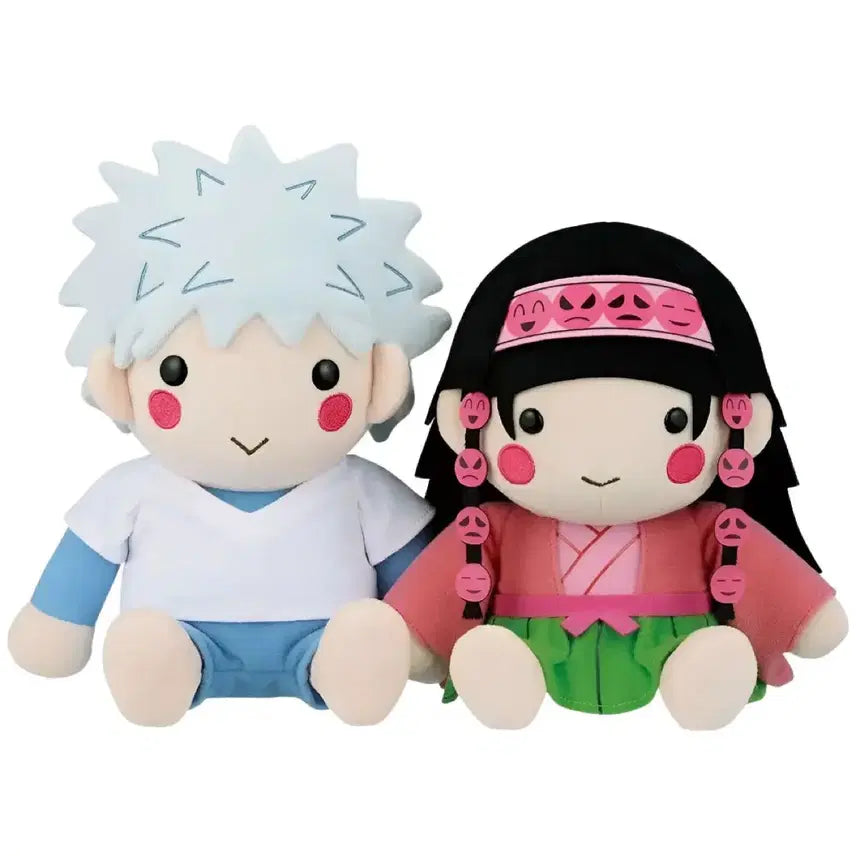 [BUNJANG] Hunter x Hunter Zoldyck Family Kirua &amp; Alka Prize A Plush Doll / 헌터헌터 쿠지 제일복권 조르딕 A상 키르아 아르카 봉제인형 누이