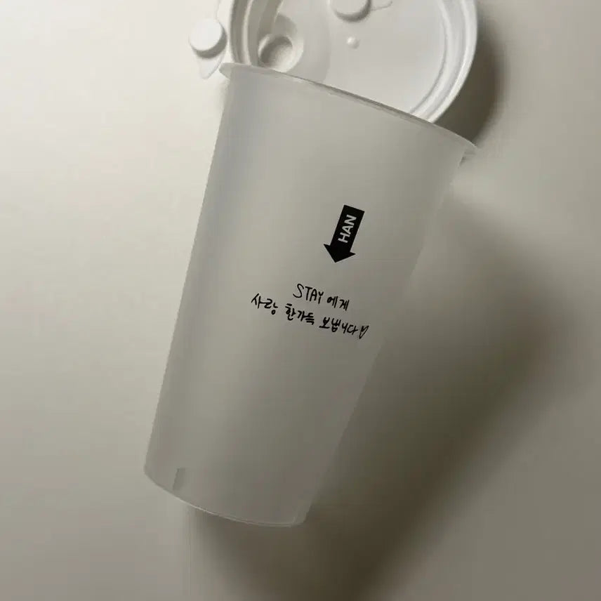 [BUNJANG] Stray Kids THIS MAN RESIN Reusable Cup Han Jisung / 스키즈 디스앤댓팝업 리유저블컵 한 지성
