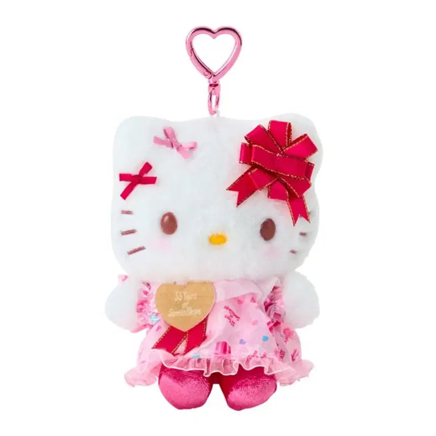 [BUNJANG] Sanrio Hello Kitty 55th Anniversary Mascot Keyring / 산리오 헬로키티 55주년 기념 마스코트 키링
